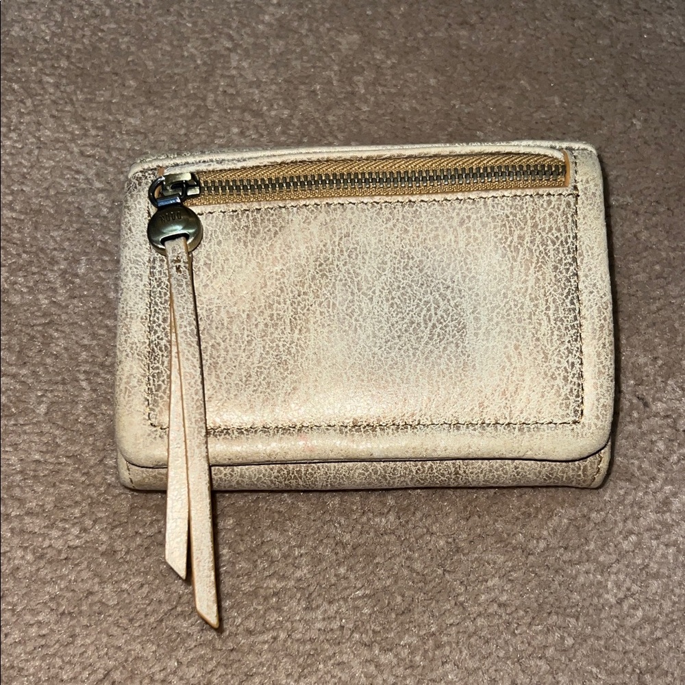 HOBO Metallic Gold Wallet